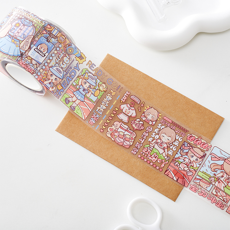 Kawaii Stationery Washi Tape  Kawaii Cartoon Adhesive Tape